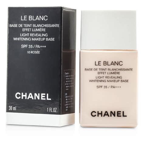 chanel le blanc whitening makeup base spf35|LE BLANC LA BASE .